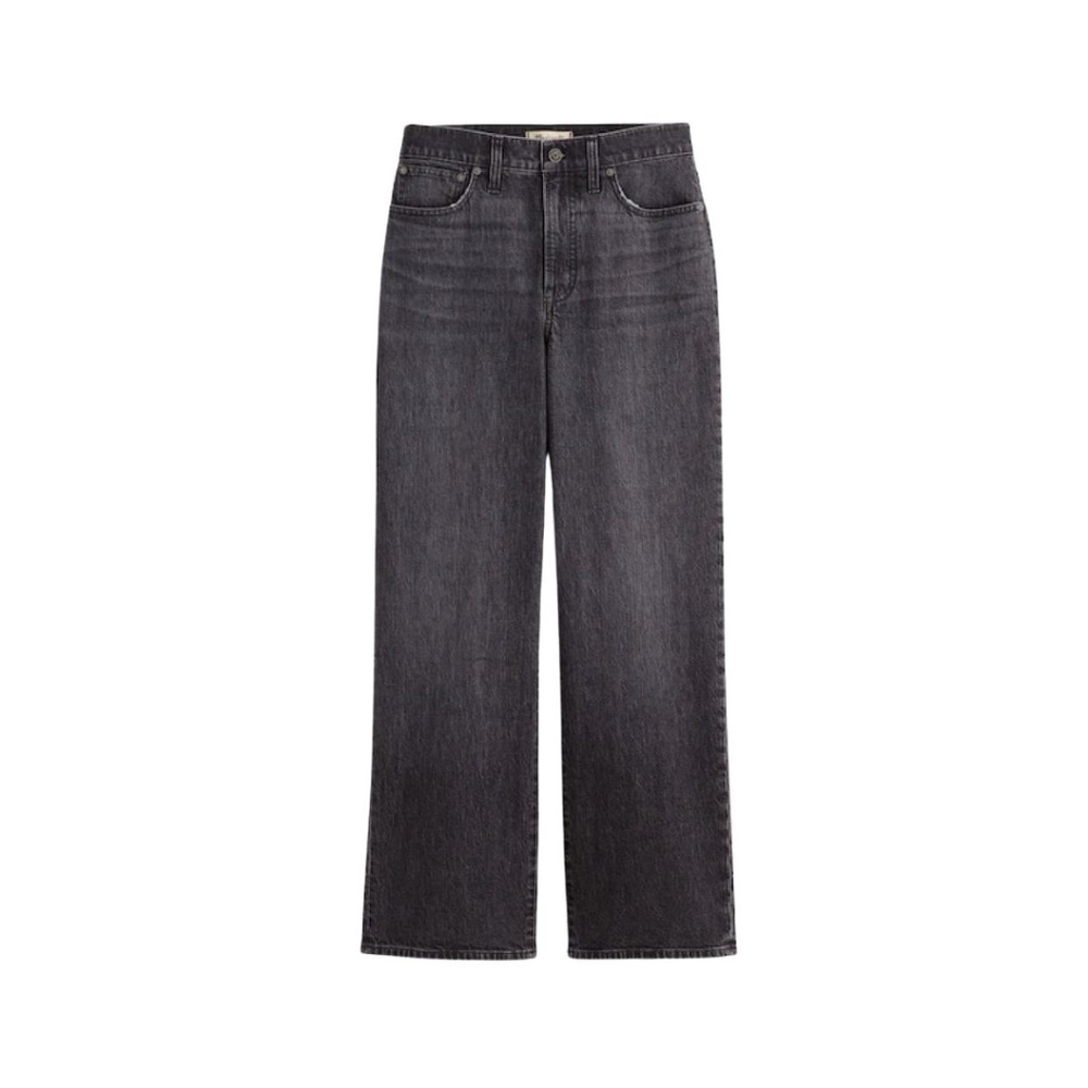 Madewell The Perfect Vintage Wide-Leg Crop Jean Dark Wash Size 27 - Picture 2 of 6